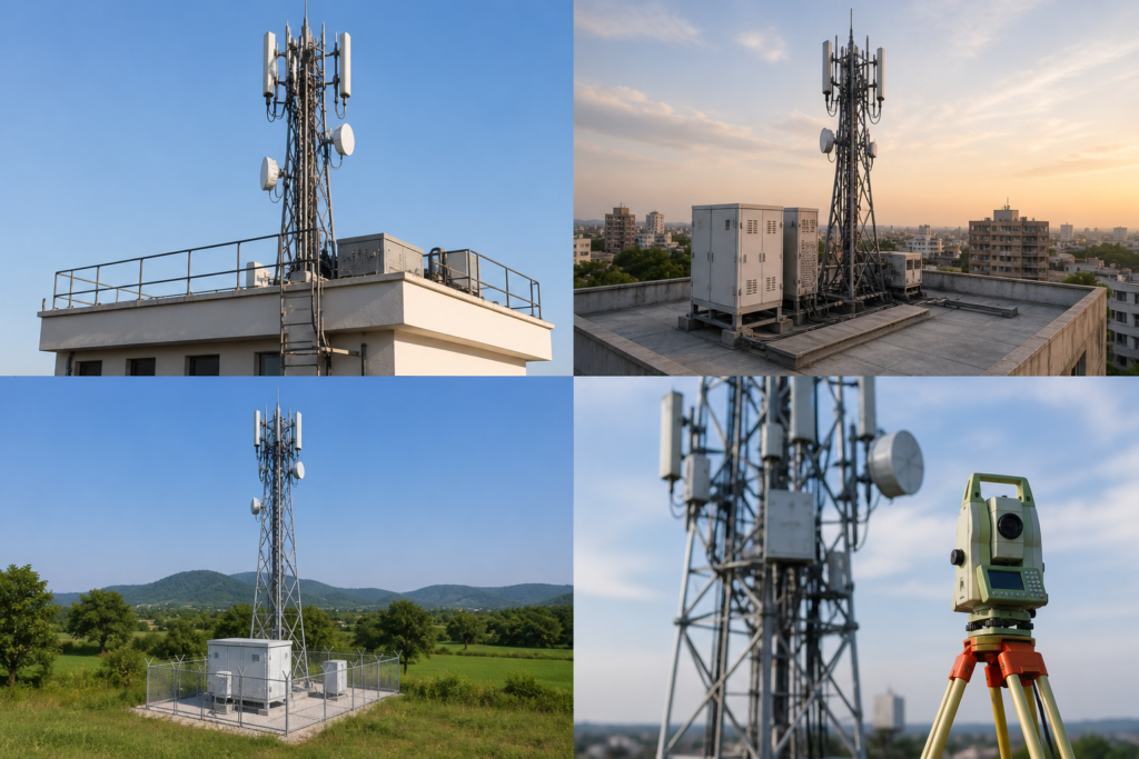 Our Work Overview We have worked with multiple property owners to help them understand the mobile tower installation process and move forward with confidence. Our projects include: Residential building installations Commercial property setups Open land tower placement Site verification and approval support